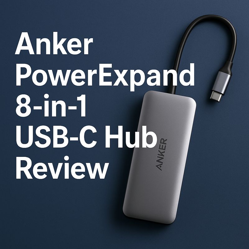 Anker Laptop Docking Station Dual Monitor, 8-in-1 USB C Hub